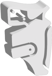 Holstered Gun Icon 3d